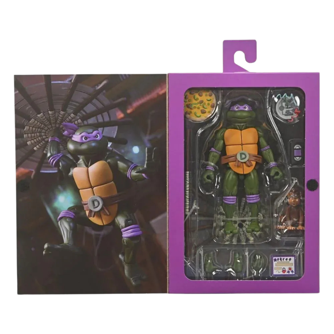 NECA (Teenage Mutant Ninja Turtles) Action Figure Donatello Does Machines VHS 18 cm