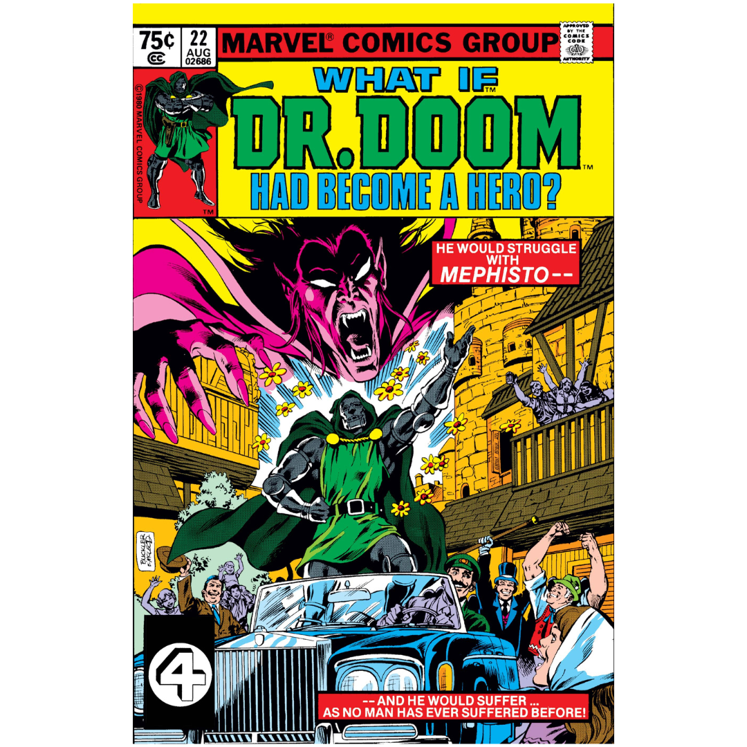 Marvel's What If? Comic #22 Tin Poster (30x40cm)