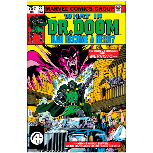 Marvel's What If? Comic #22 Tin Poster (30x40cm)