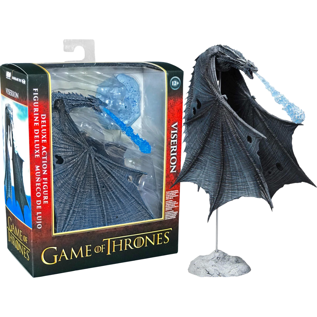 Viserion (GAME OF Thrones) Ice Dragon Deluxe Box, BluePVC Action Figure