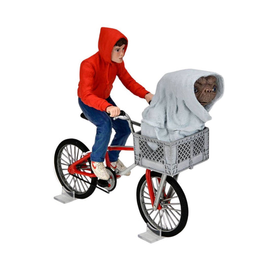 NECA - Elliott & E.T. on Bicycle (E.T. The Extra-Terrestrial) 40th Anniversary Action Figure