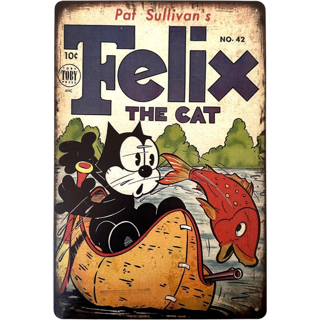 Felix The Cat Tin Poster (40cm x 30cm)
