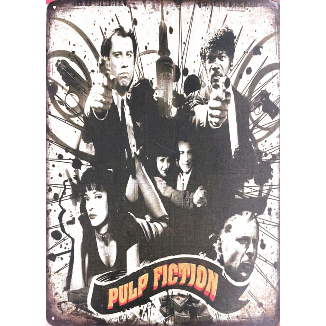 Pulp Fiction Tin Poster (30cm x 40cm)