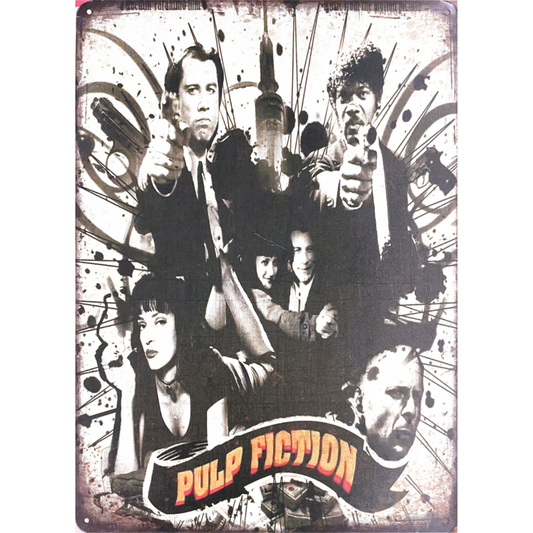 Pulp Fiction Tin Poster (30cm x 40cm)
