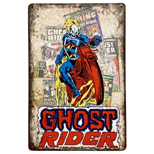 Ghost Rider Cover Splash Tin Poster (30x40cm)