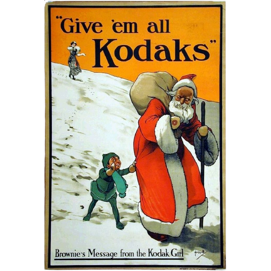 Give 'em all Kodaks Tin Poster (20x30cm)