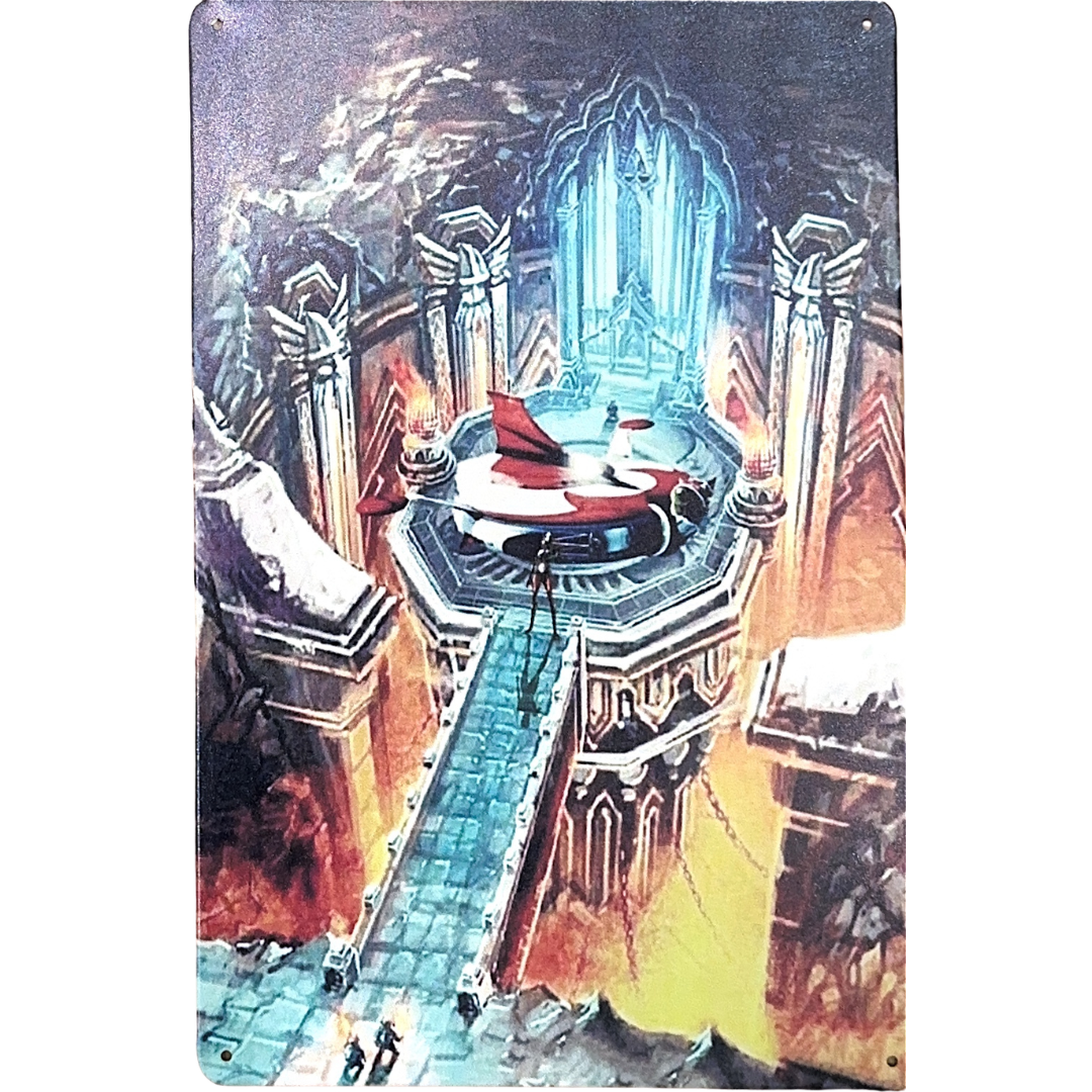 UFO Spazer Version 1 Tin Poster (30x20cm)