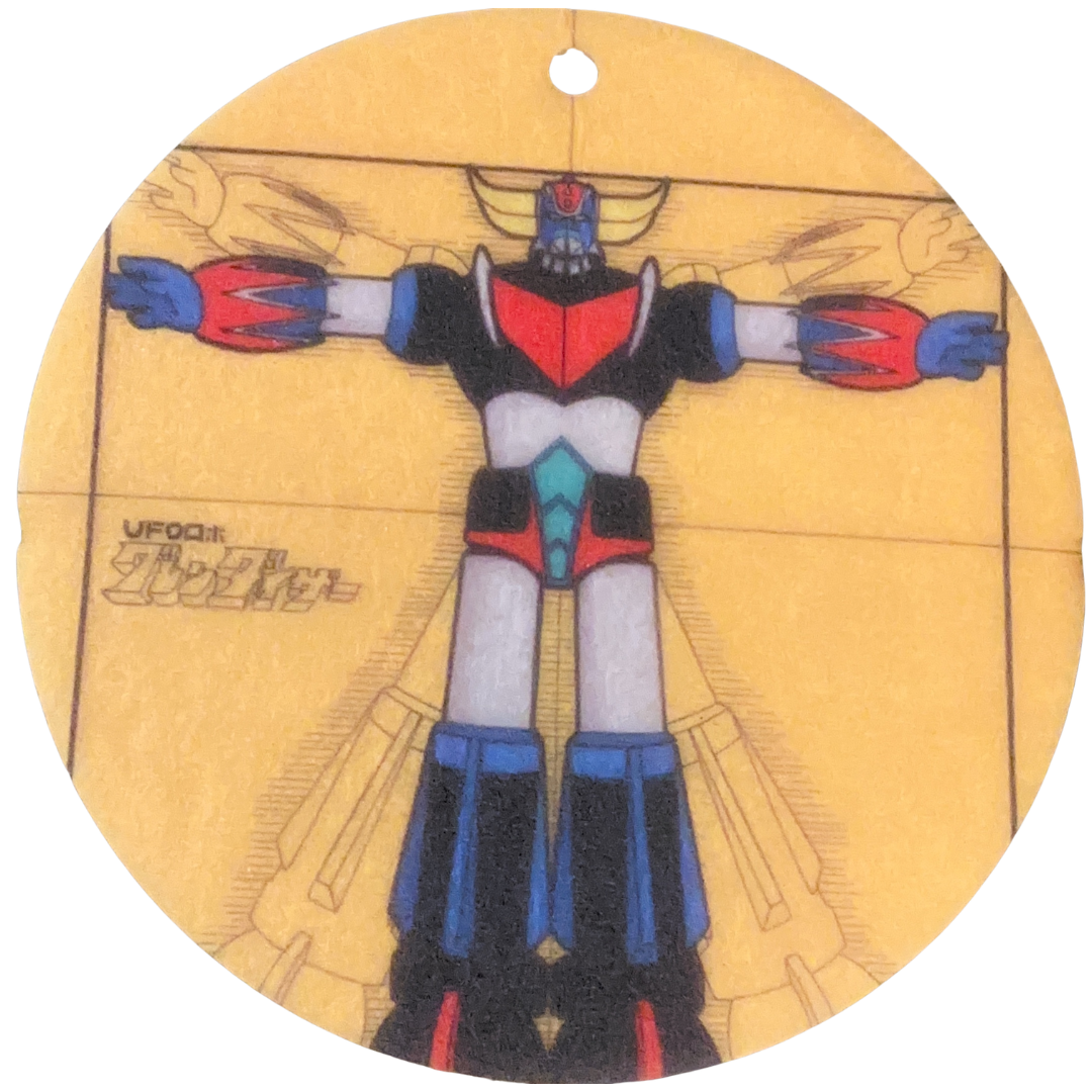 Grendizer Themed Car Air Freshener (round)