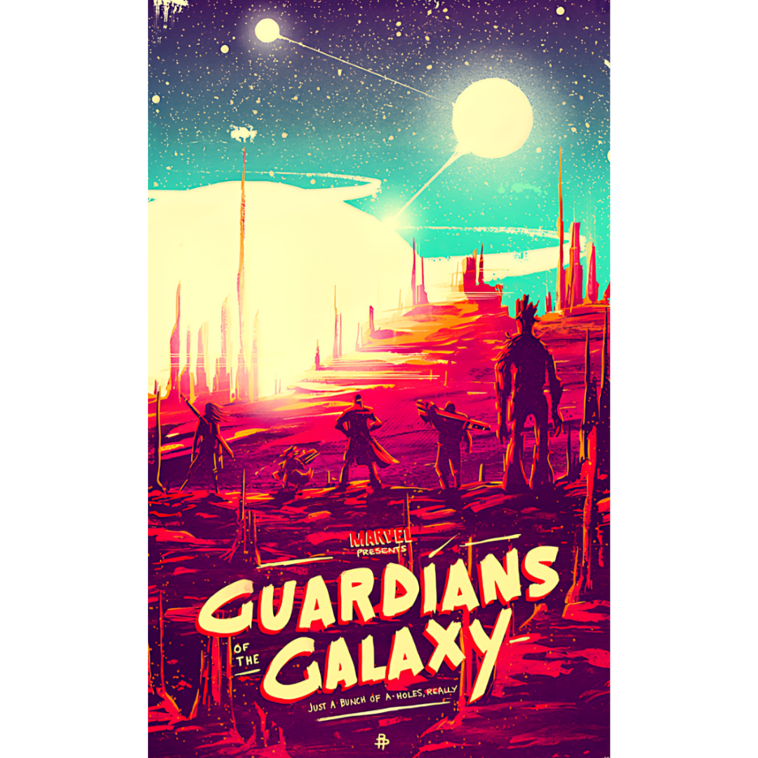 Guardians of the Galaxy 2014 Film Tin Poster (30x40cm)