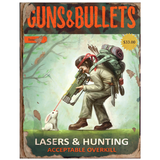 Guns and Bullets Tin Poster (20cm x 30cm)