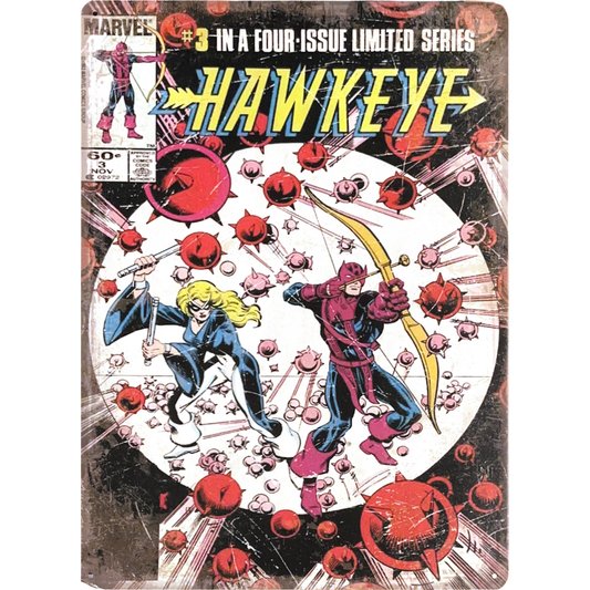 Hawkeye Comic #3 Tin Poster (30x40cm)