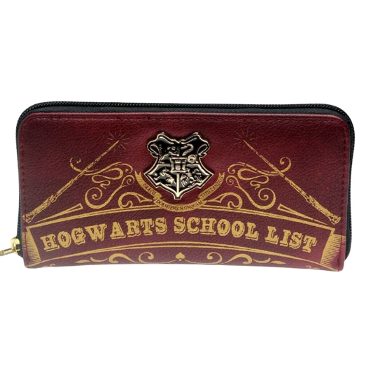 Harry Potter Hogwarts School List Wallet