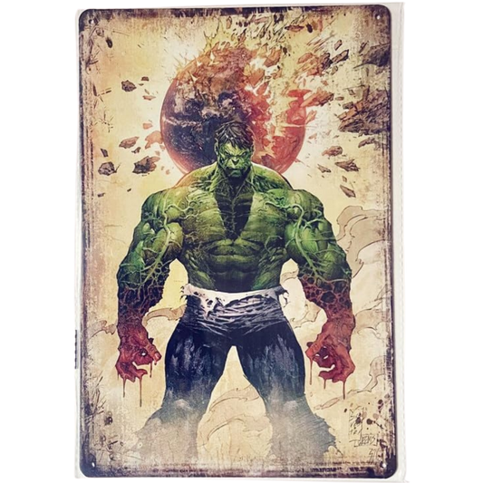 Hulk Vintage Tin Poster (30x40cm)
