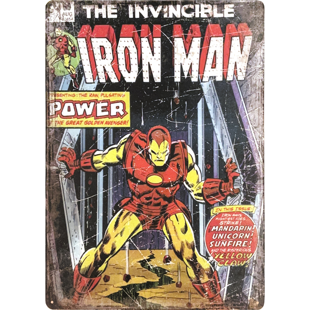 The Invincible Iron Man Comic #69 Tin Poster (30x40cm)