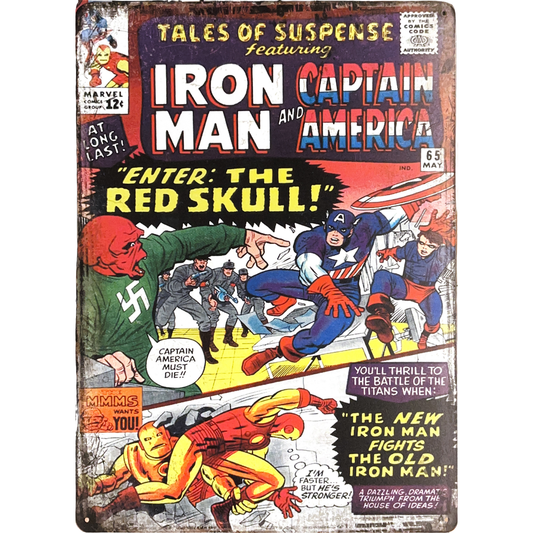 Tales of Suspense Comic #65 Tin Poster (30x40cm)