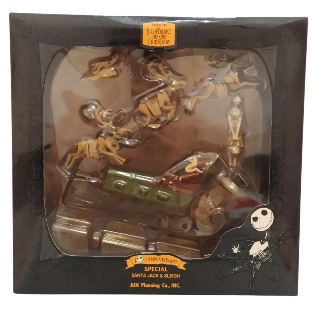 Jun Planning Co., INC. The Nightmare Before Christmas 10th Anniversary Special Santa Jack & Sleigh Action Figure set