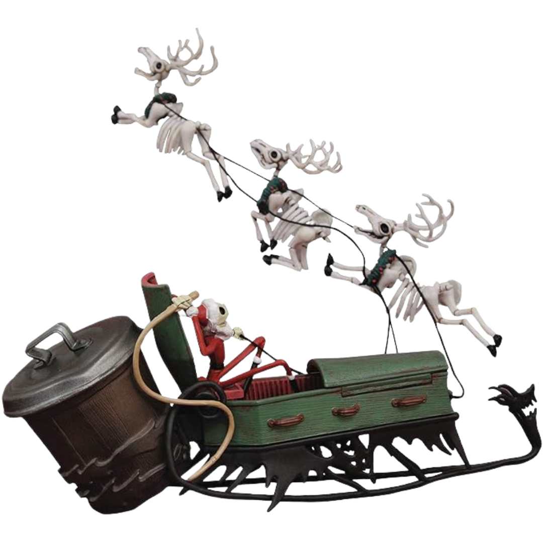 Jun Planning Co., INC. The Nightmare Before Christmas 10th Anniversary Special Santa Jack & Sleigh Action Figure set