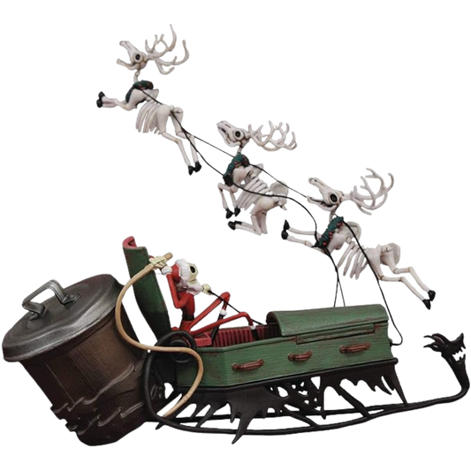 Jun Planning Co., INC. The Nightmare Before Christmas 10th Anniversary Special Santa Jack & Sleigh Action Figure set