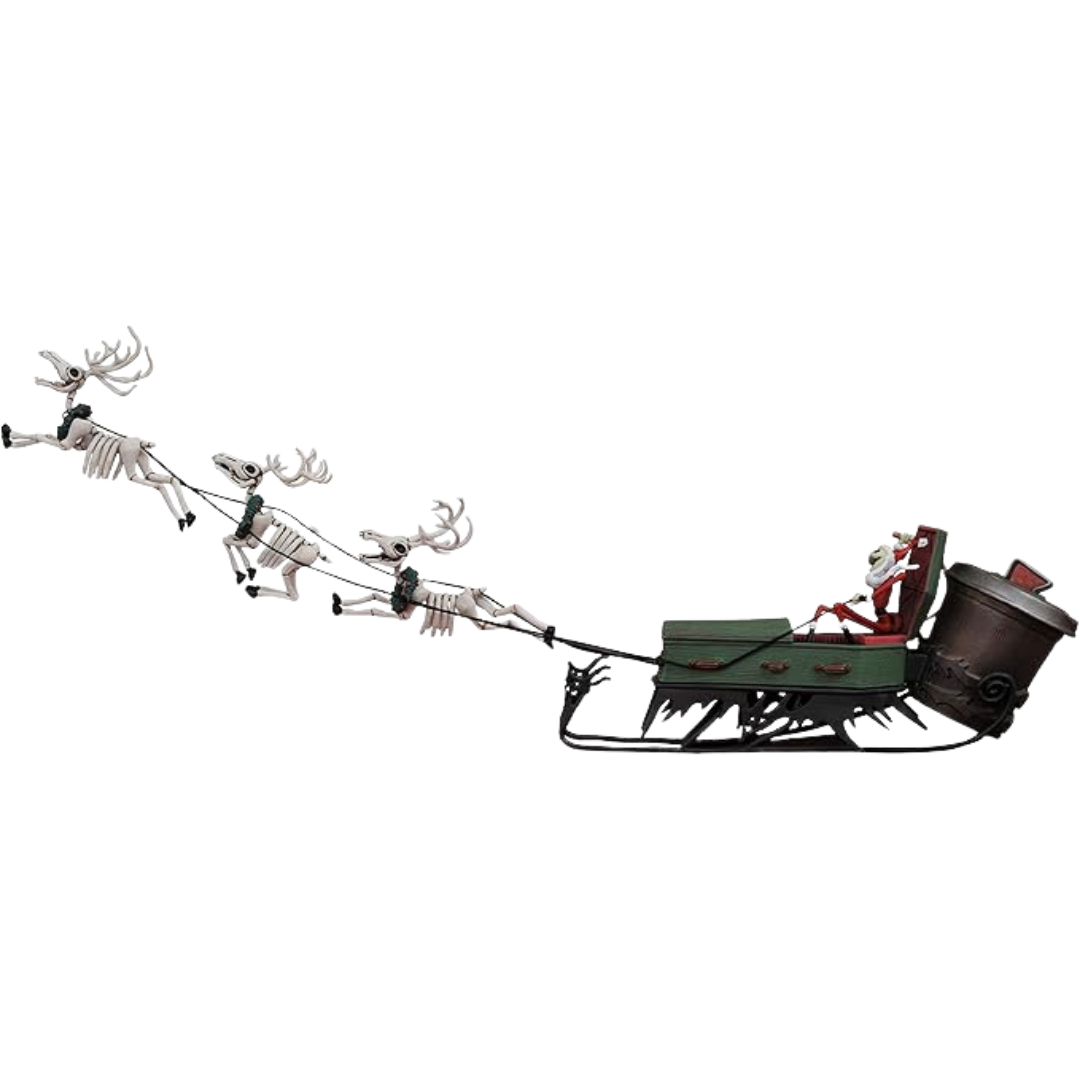 Jun Planning Co., INC. The Nightmare Before Christmas 10th Anniversary Special Santa Jack & Sleigh Action Figure set