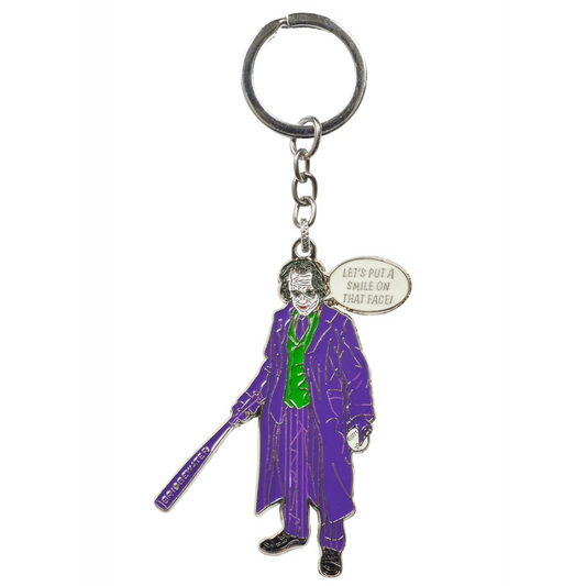 Let’s Put a Smile on that Face Keychain (Joker DC)