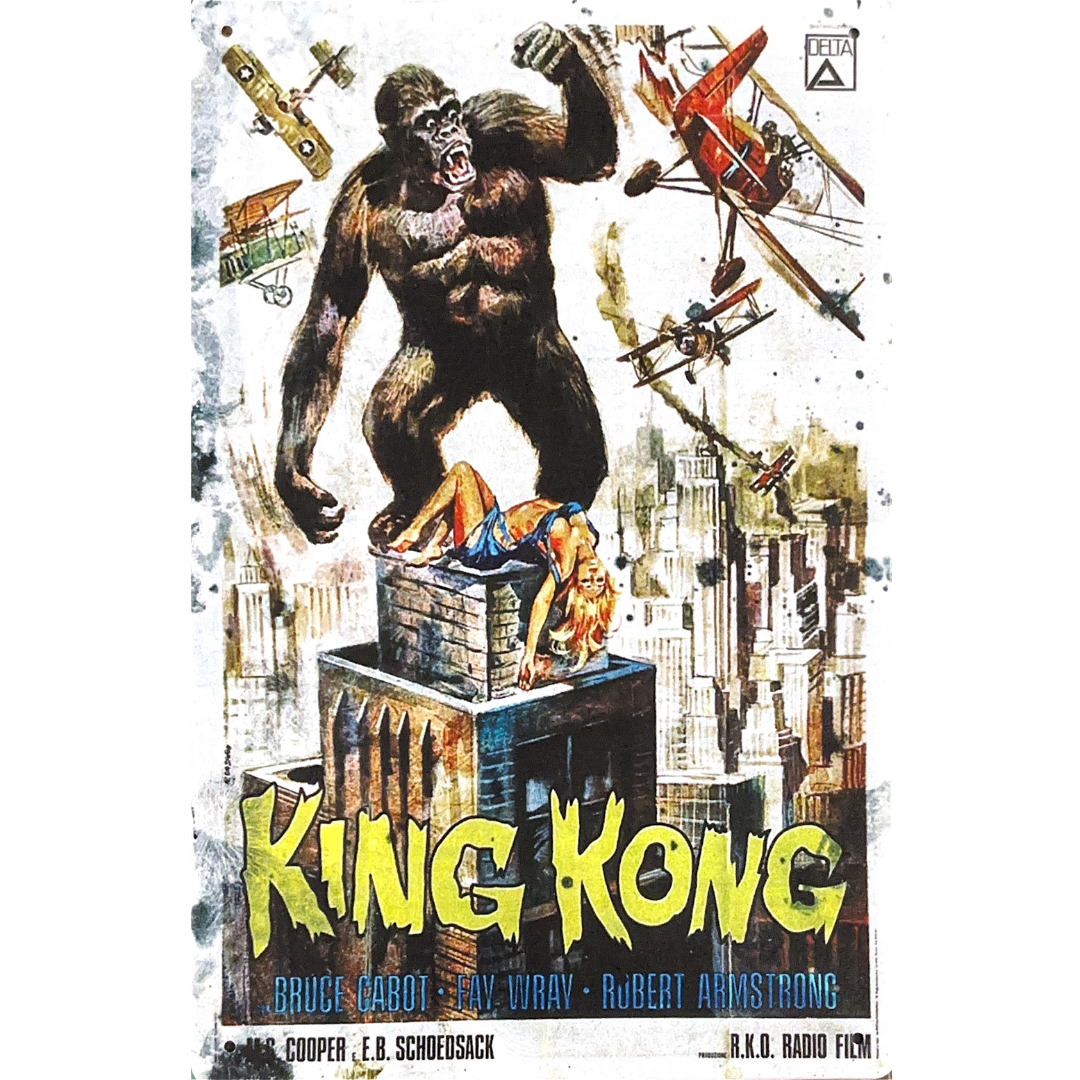 King Kong 1976 Tin Poster (20x30cm)