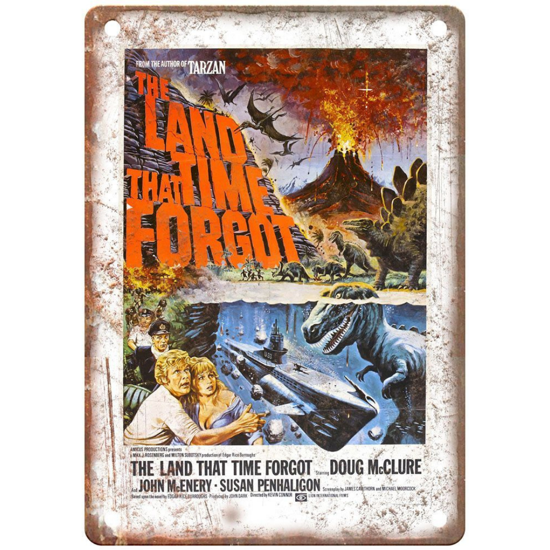 The Land That Time Forgot 1974 Film Tin Poster (30x40cm)