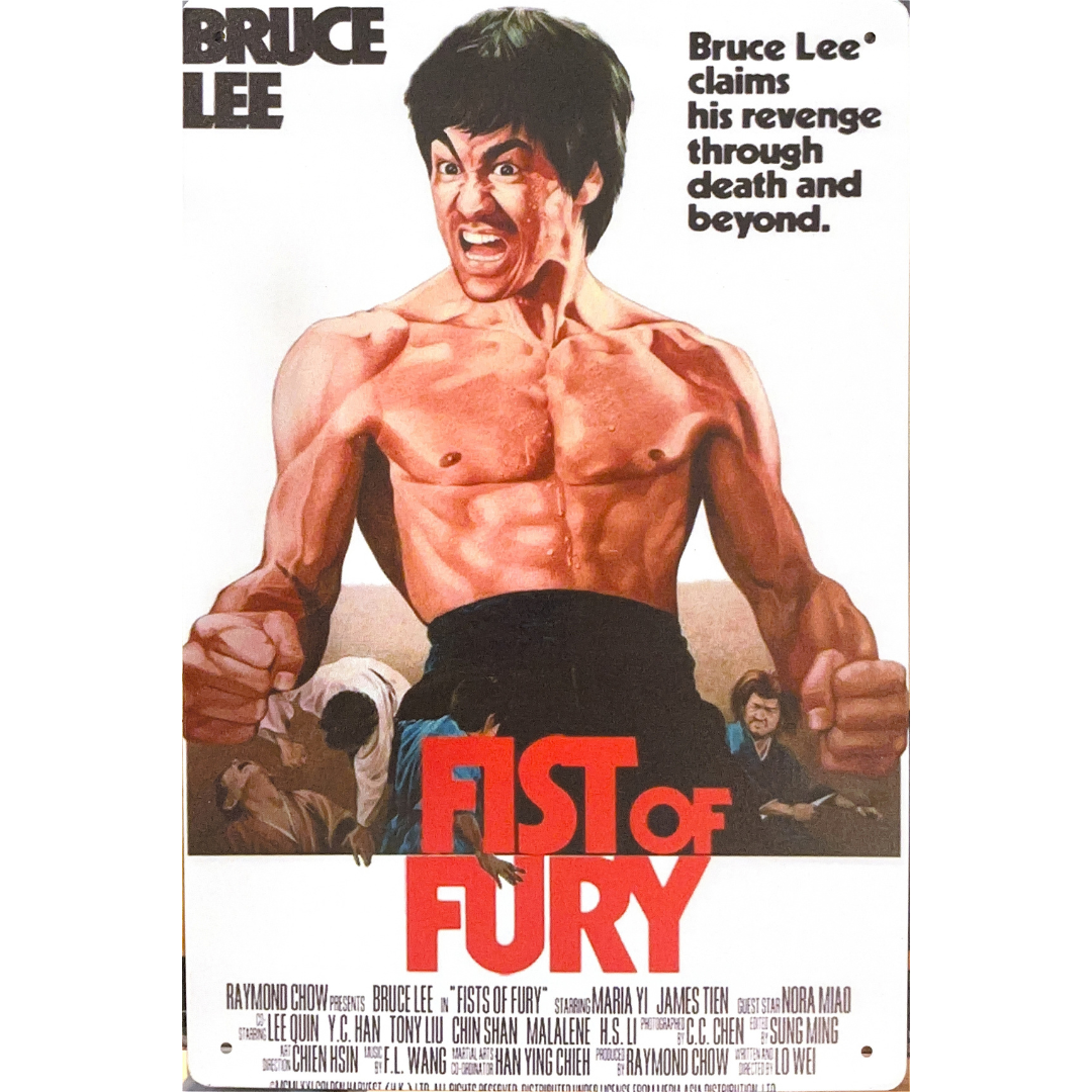 Bruce Lee Films Tin Posters (20x30cm)