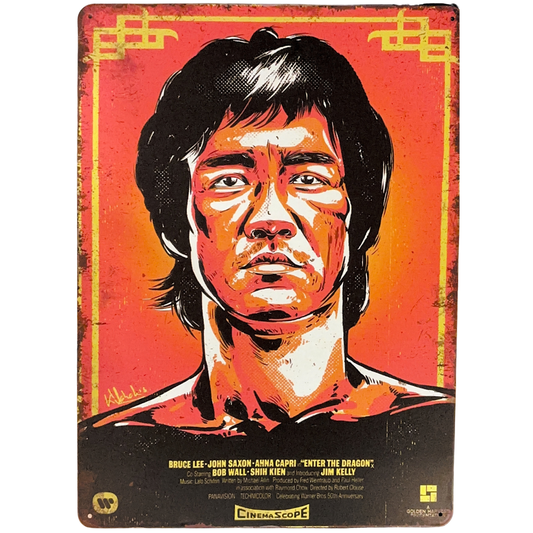 Bruce Lee Tin Poster (30x40cm)