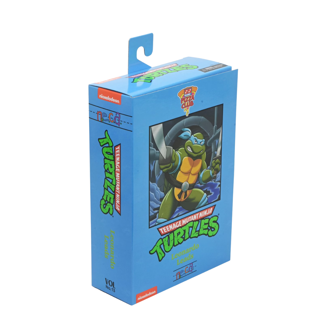 NECA (Teenage Mutant Ninja Turtles) Action Figure Leonardo Leads VHS 18 cm