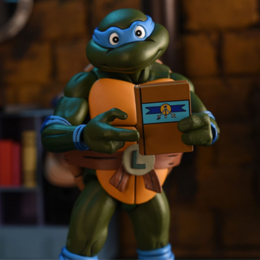 NECA (Teenage Mutant Ninja Turtles) Action Figure Leonardo Leads VHS 18 cm