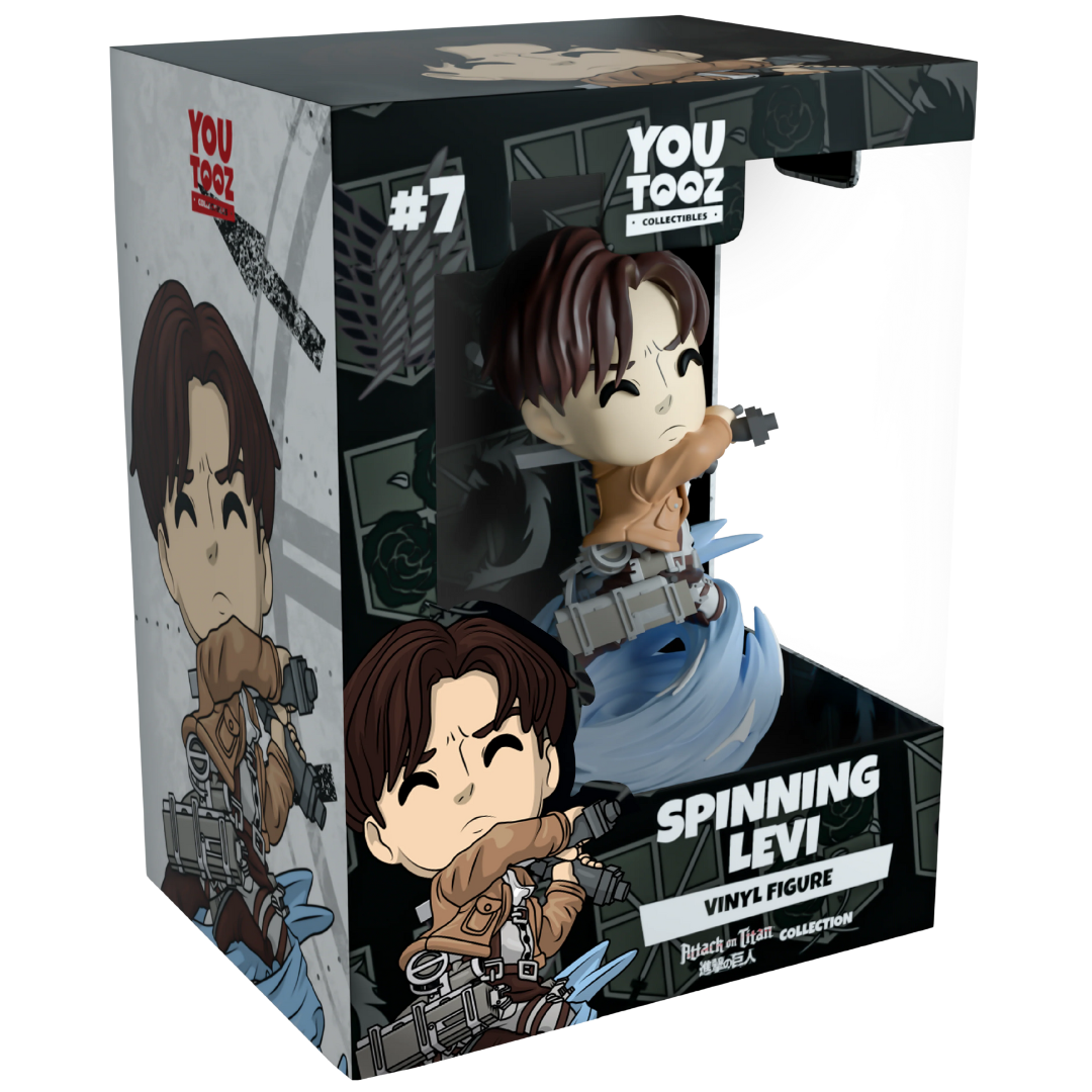 You Tooz Spinning Levi (Attack on Titan) Vinyl Figure