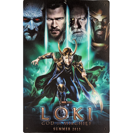 Loki, God of Mischief T.V Show Tin Poster (20x30cm)
