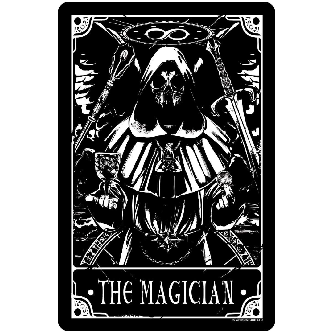 The Magician Deadly Tarot Tin Poster (20 x 30cm)