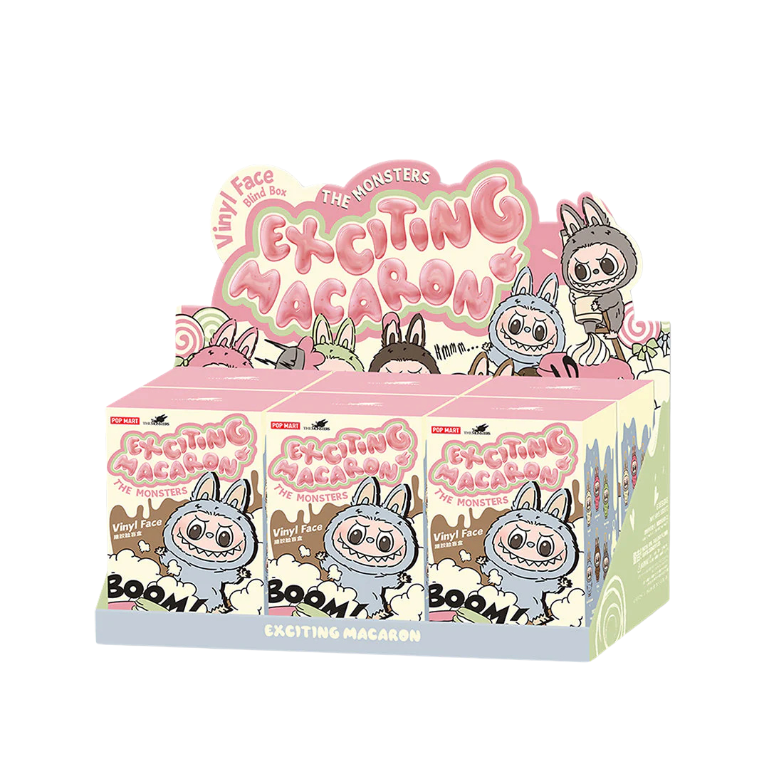 THE MONSTERS Labubu Exciting Macaron-Vinyl Plush Pendant Blind Box - POP MART