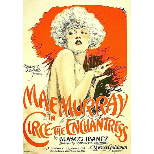 Mae Murray in Circe The Enchantress Tin Poster (30cm x 40cm)