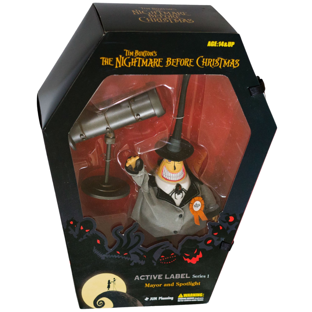 JUN Planning Co., INC. Nightmare Before Christmas Mayor ~9" Figure & Spotlight