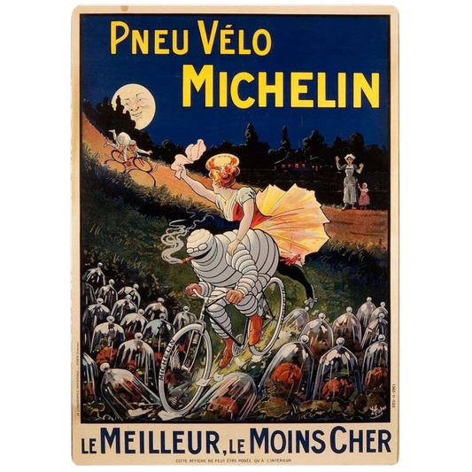 Pneu Velo Michelin Tin Poster (20x30cm)