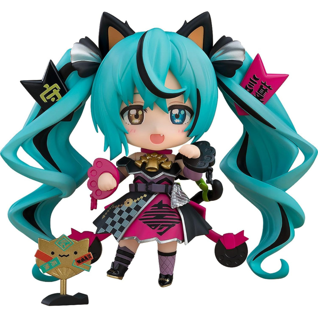 Good Smile Company Hatsune Miku Black Maneki Miku Ver. Figure, 3.9 inches (10 cm), Nendoroid #2759