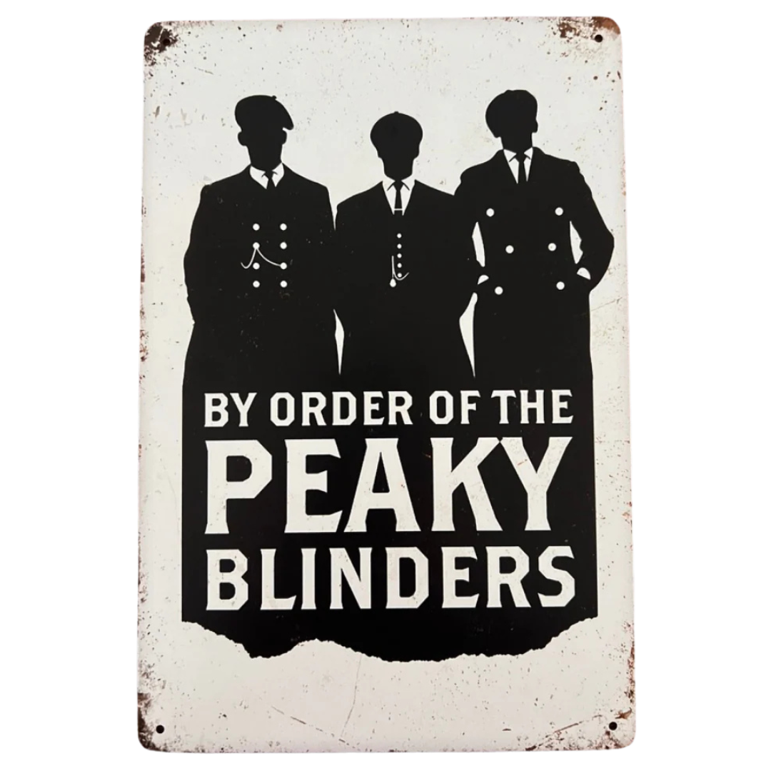 Peaky Blinders Tin Metal Poster (30cm x 40cm)