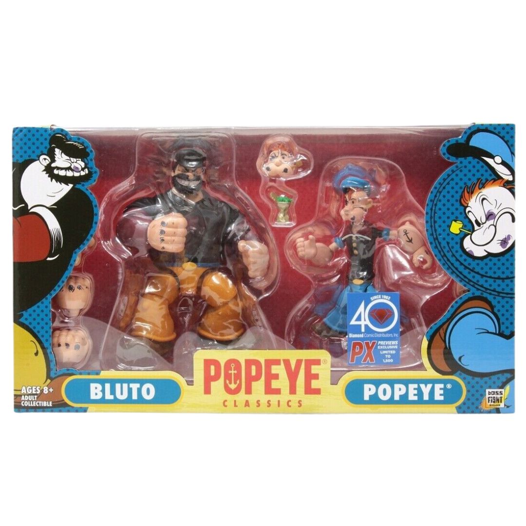 Popeye Classics - Popeye vs Bluto 2-Pack by Boss Fight Studio