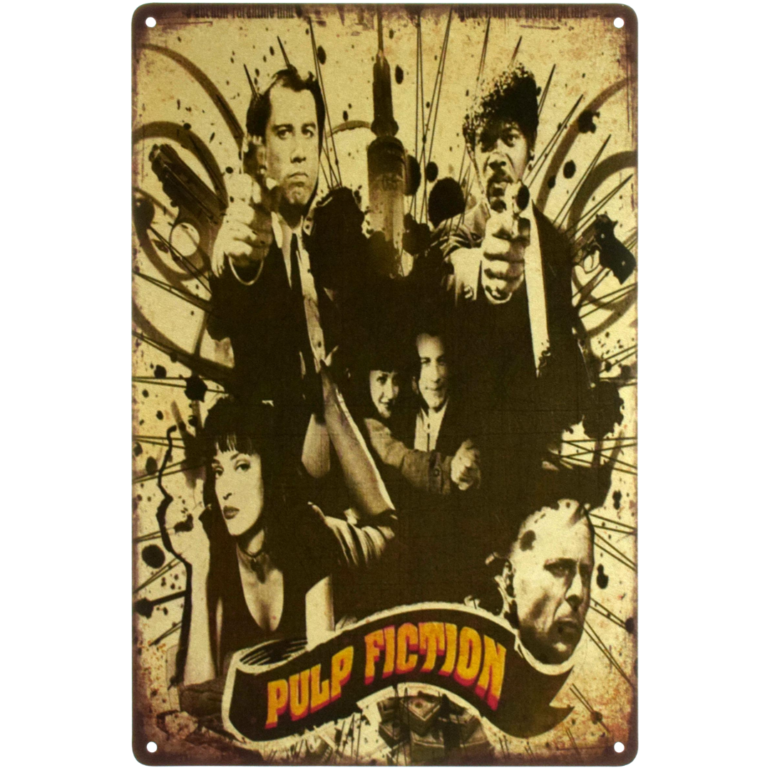 Pulp Fiction 1994 Film Tin Poster (30x40cm)