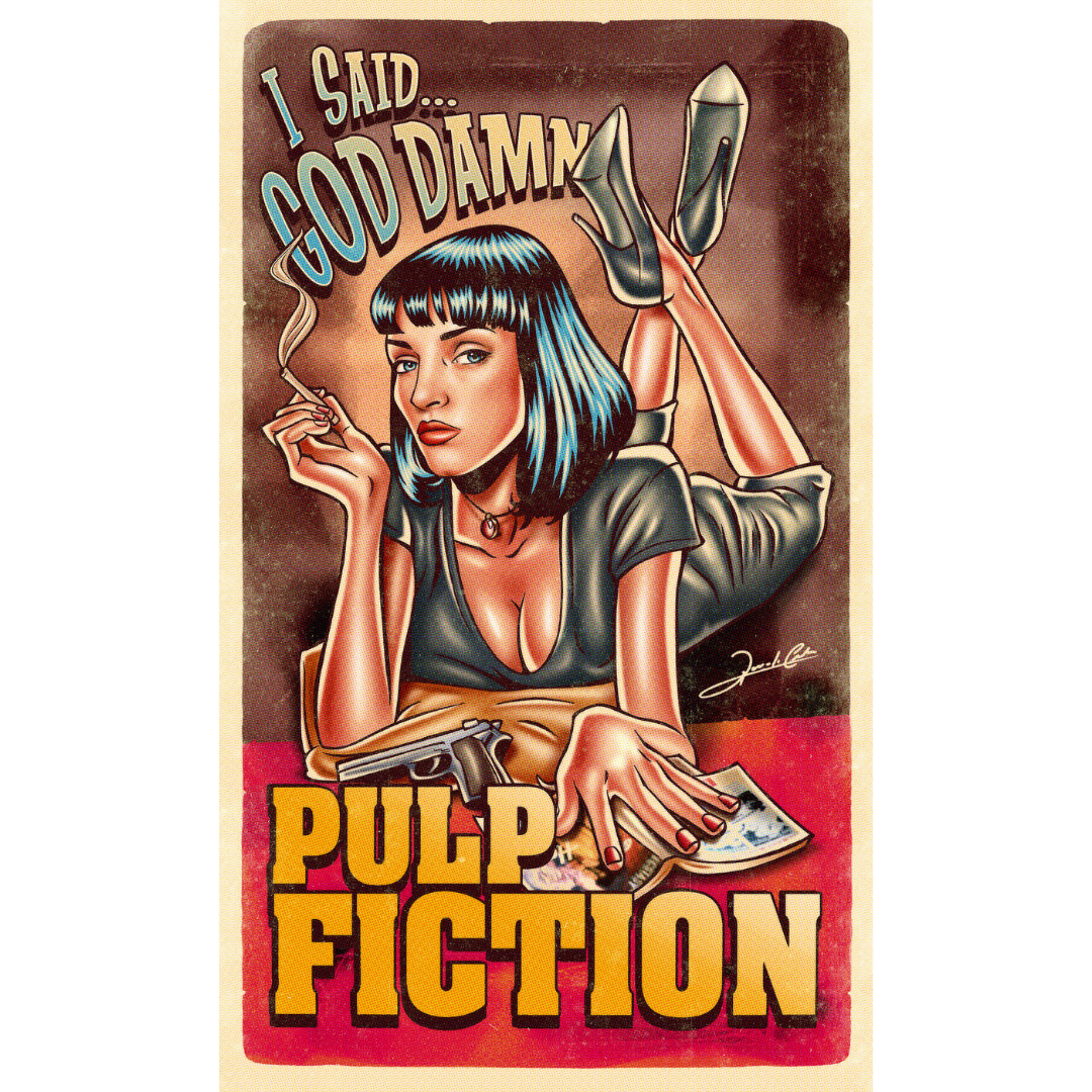 Pulp Fiction 1994 Film Tin Poster (30x40cm)
