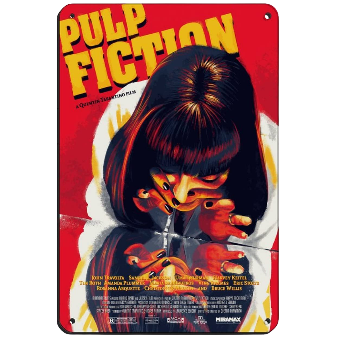 Pulp Fiction 1994 Film Tin Poster (30x40cm)