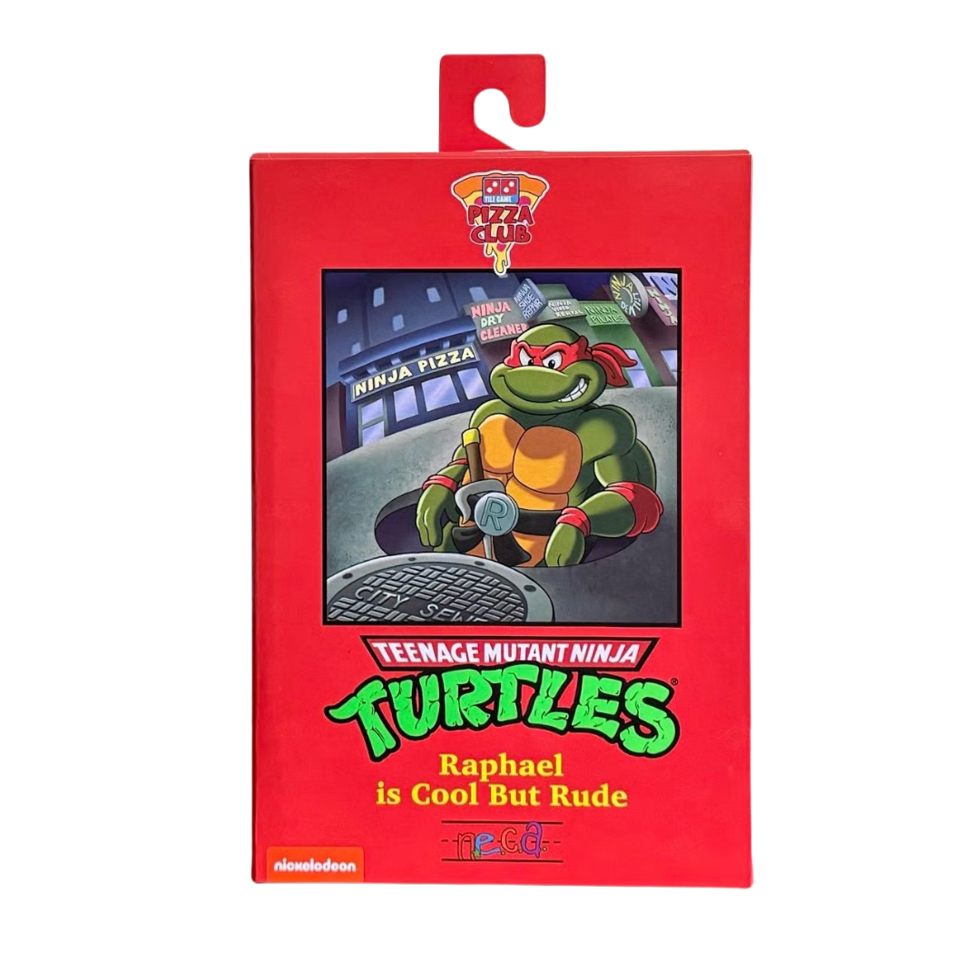 NECA (Teenage Mutant Ninja Turtles) Action Figure Raphael is Cool But Rude VHS 18 cm