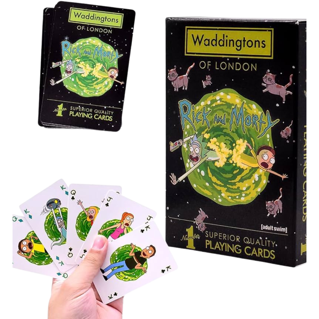 Rick & Morty Waddingtons of London Playing Cards