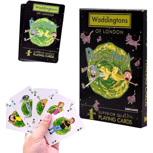 Rick & Morty Waddingtons of London Playing Cards