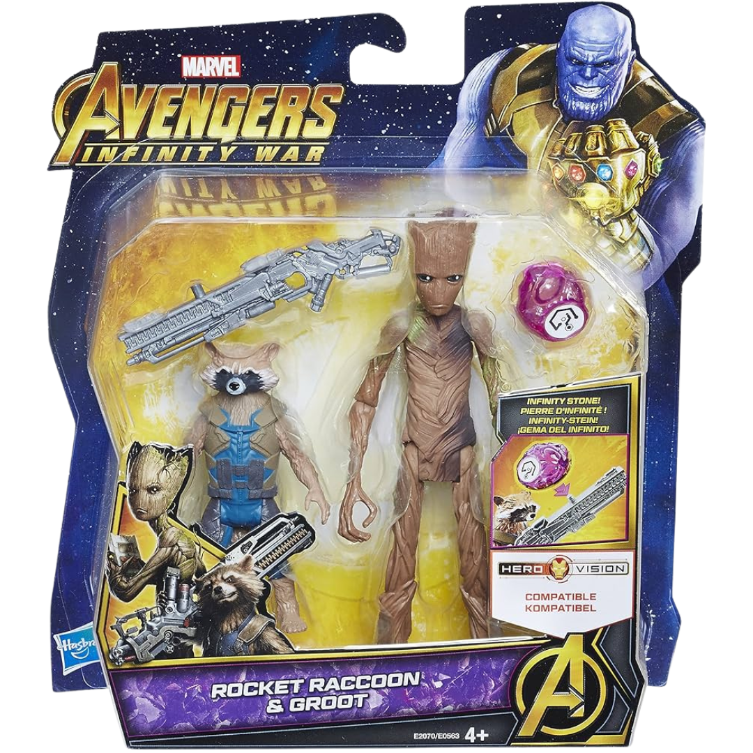 Hasbro - Rocket Raccoon & Groot Marvel Avengers (Infinity War)