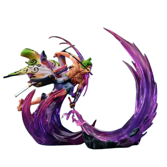 Zoro Three Style Sword Wano Outfit ( One Piece) 21cm Figure