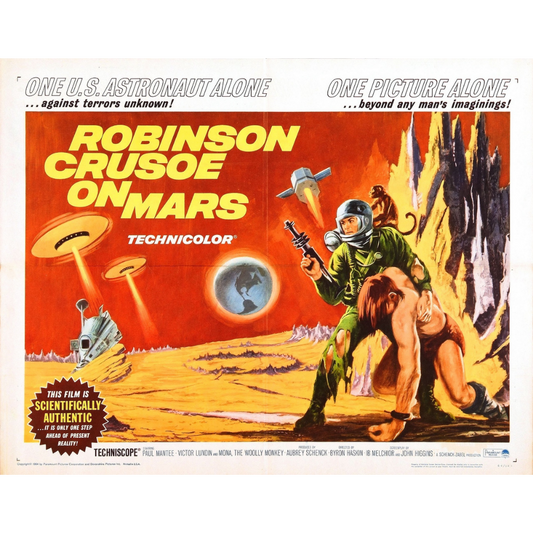Robinson Crusoe On Mars Tin Poster (40cm x 30cm)