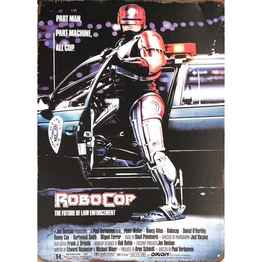 RoboCop 1987 Film Tin Poster (30x40cm)